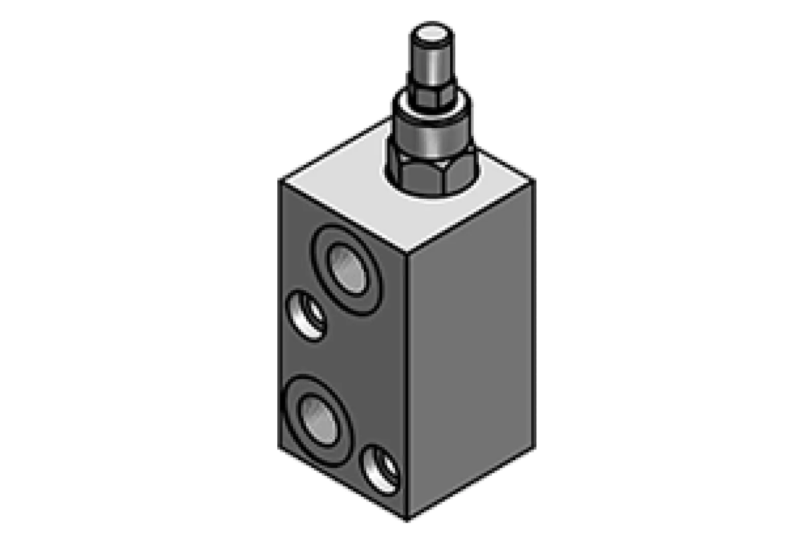  OVERCENTER VALVE FOR MOTORS MPS-MCS SINGLE ACTING VBCDF-SE (MS) TYPE | Interpump Hydraulics South Africa