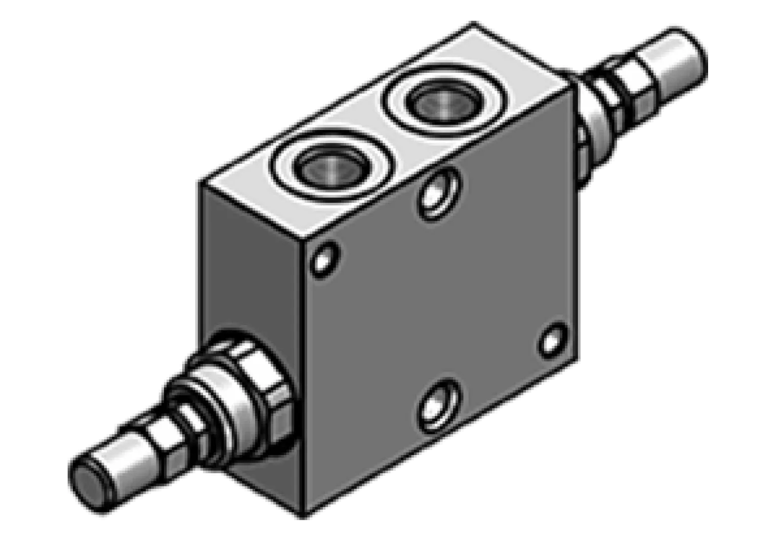 DUAL CROSS-OVER RELIEF VALVE VAU/DE TYPE | Interpump Hydraulics South Africa