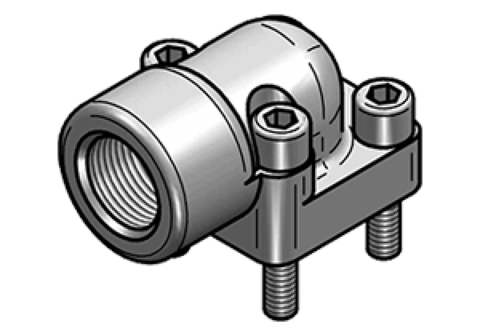 90° ELBOW CONNECTOR FOR GEAR PUMPE AFR-B TYPE | Interpump Hydraulics South Africa