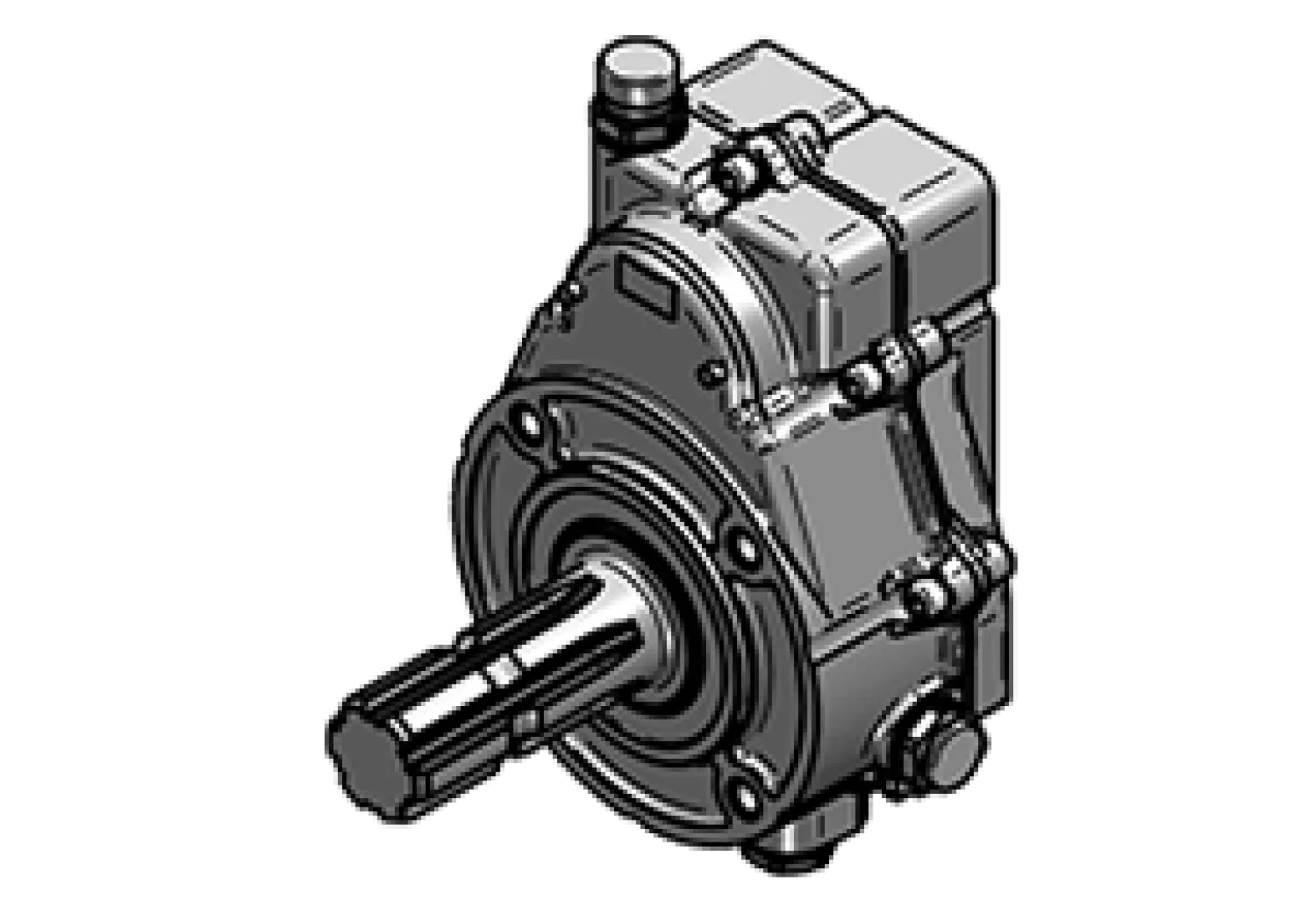 P.T.O. GEAR BOX FOR GR.2 PUMP GBML32 TYPE | Interpump Hydraulics South Africa