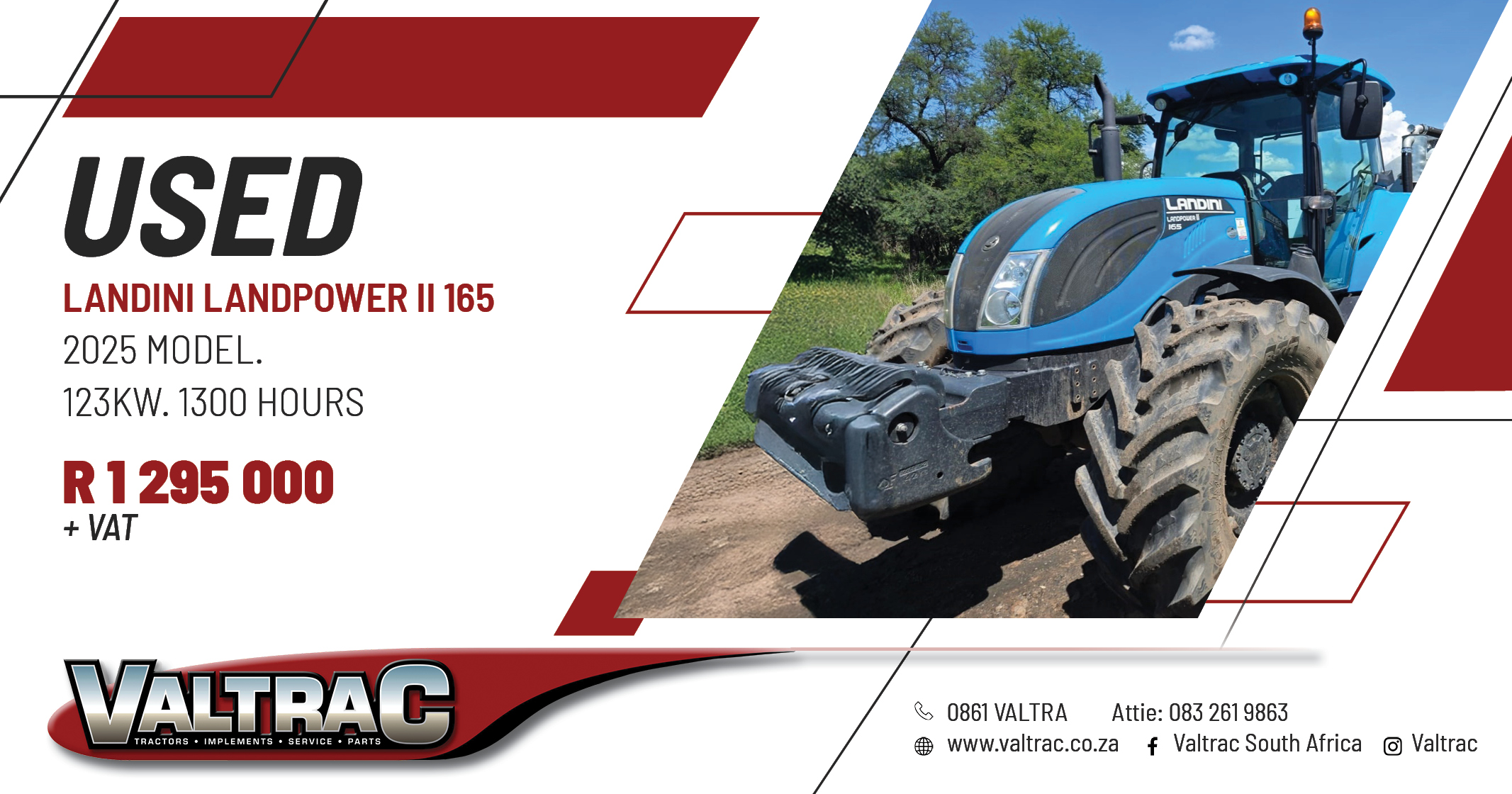 Landini Landpower II 165 | Valtrac 