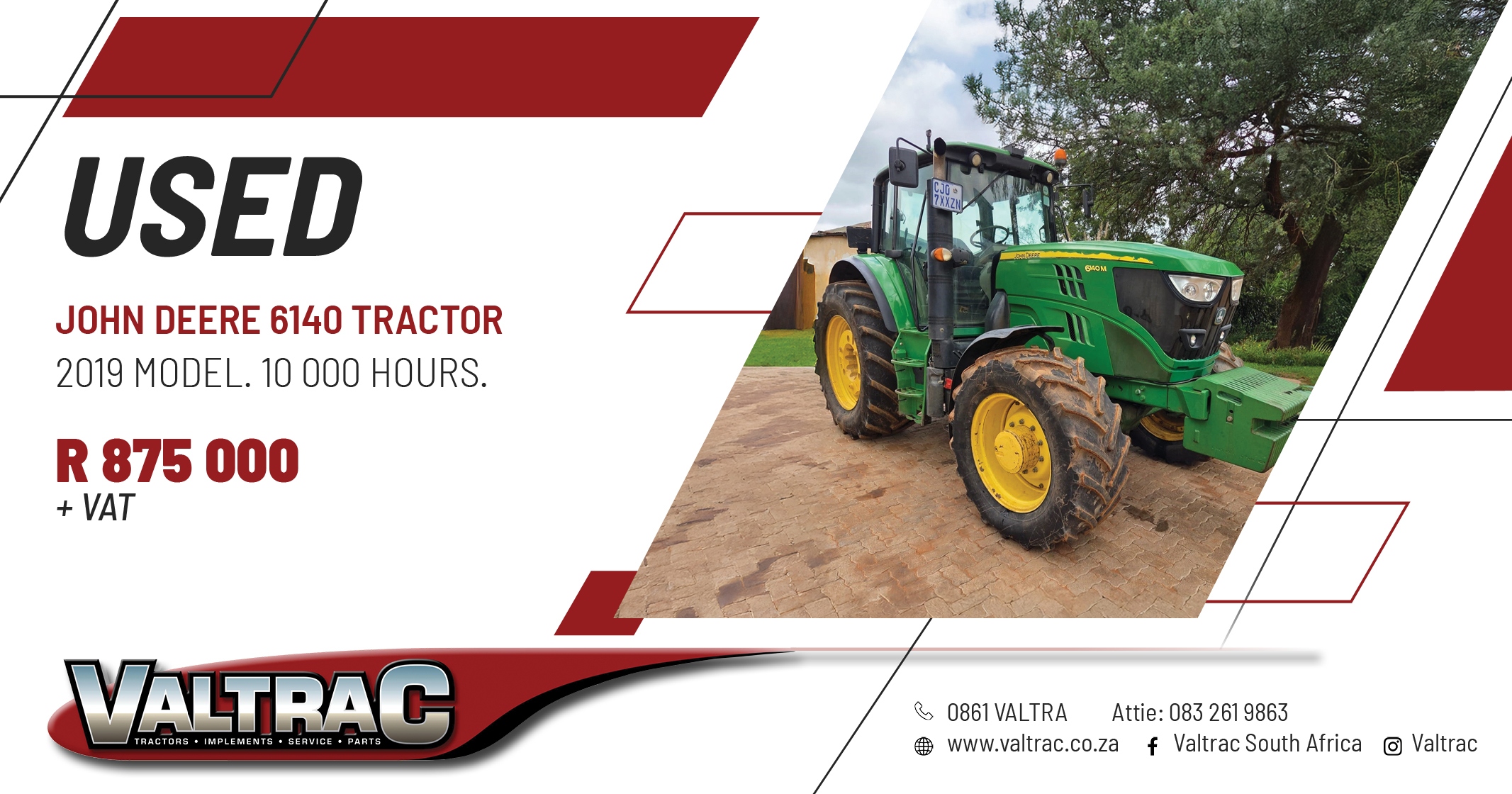 John Deere 6140 Tractor | Valtrac