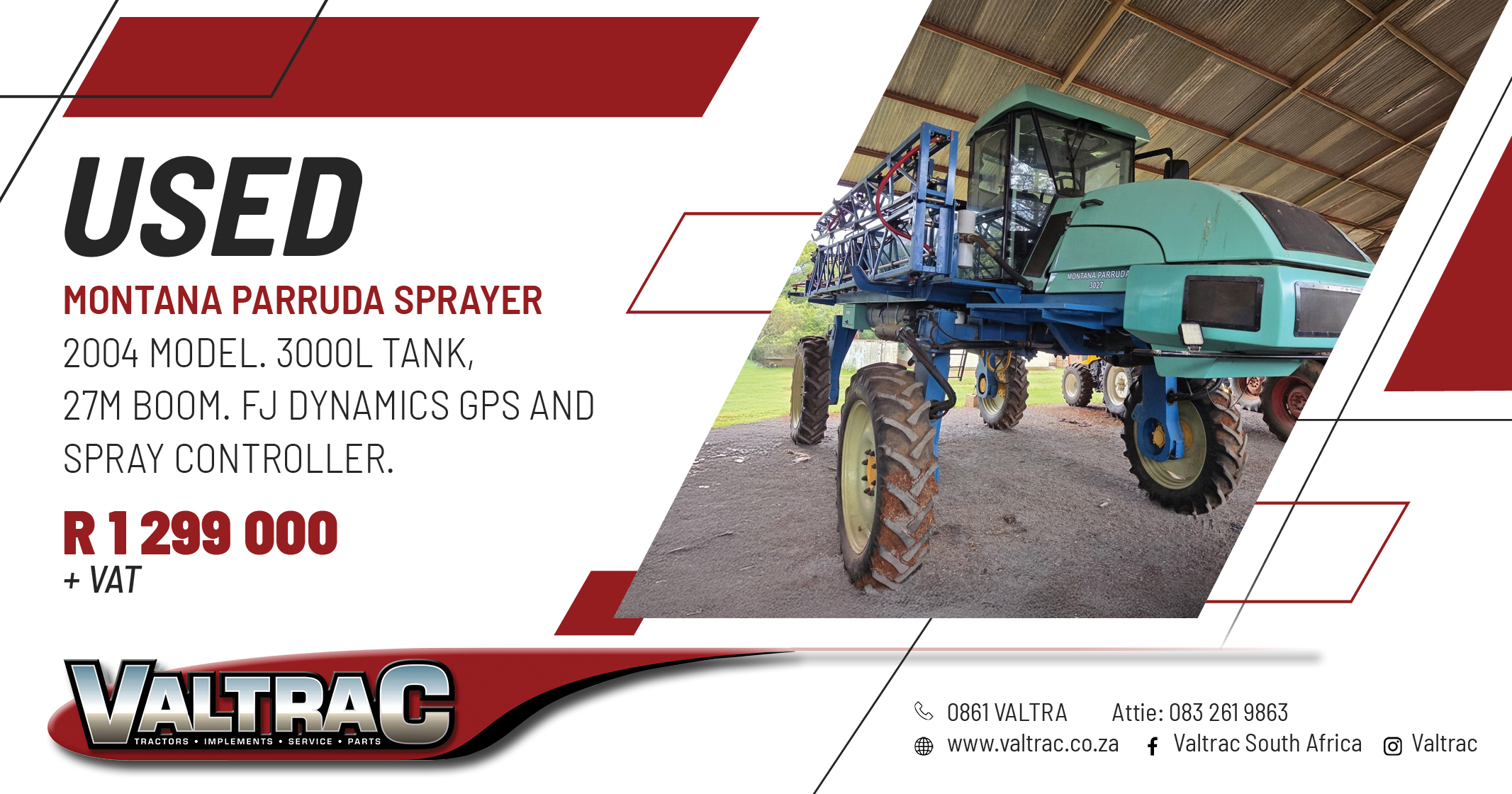 Montana Parruda Sprayer |  Valtrac