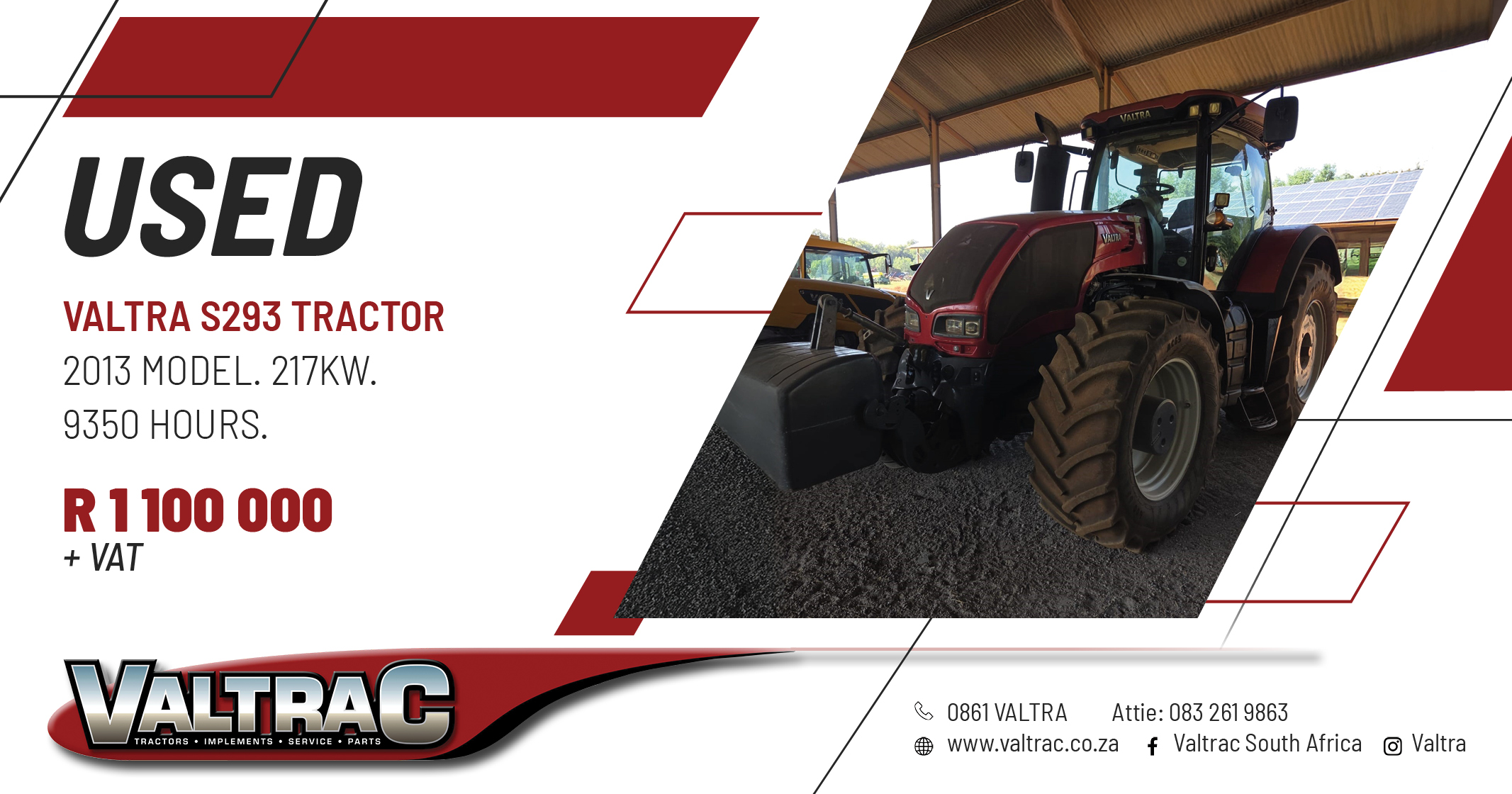 Valtra S293 Tractor | Valtrac