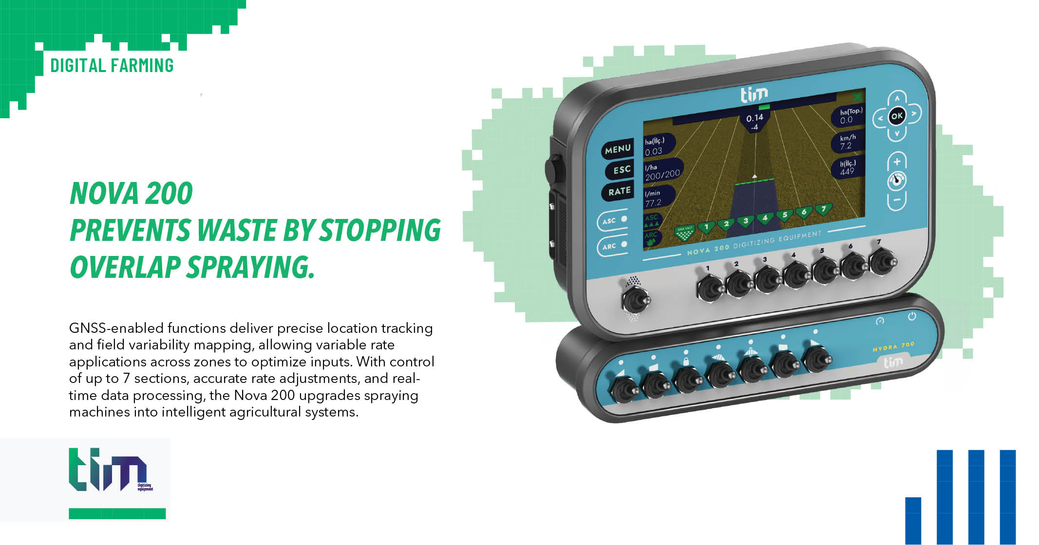 NOVA 200 PREVENTS WASTE BY STOPPING OVERLAP SPRAYING |  TIMAGRI