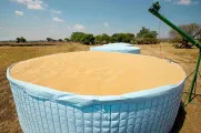 Wire mesh grain dams | RSA Grain Storage Solutions
