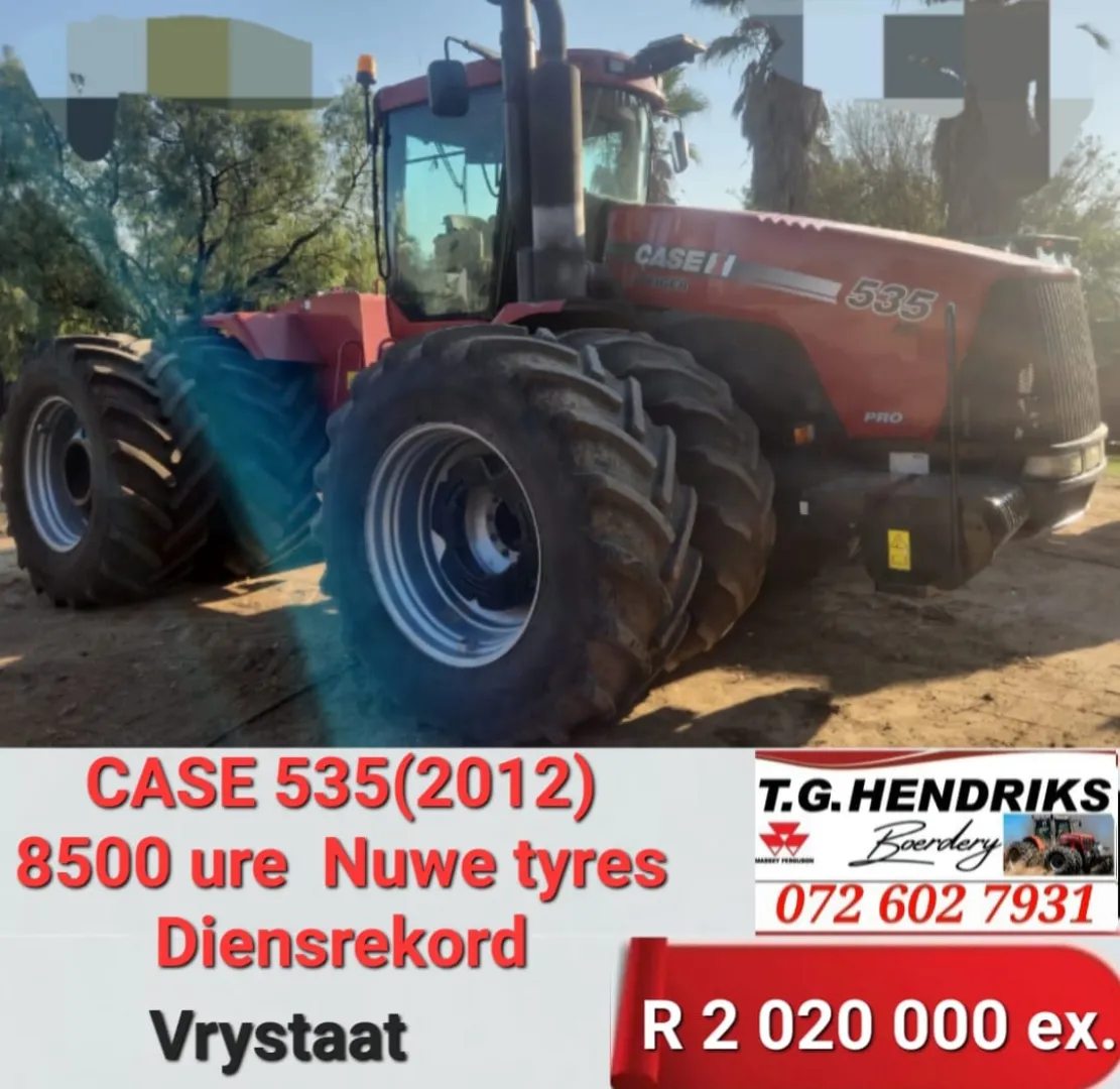 Case 535 2012 | T.G Hendriks boerdery
