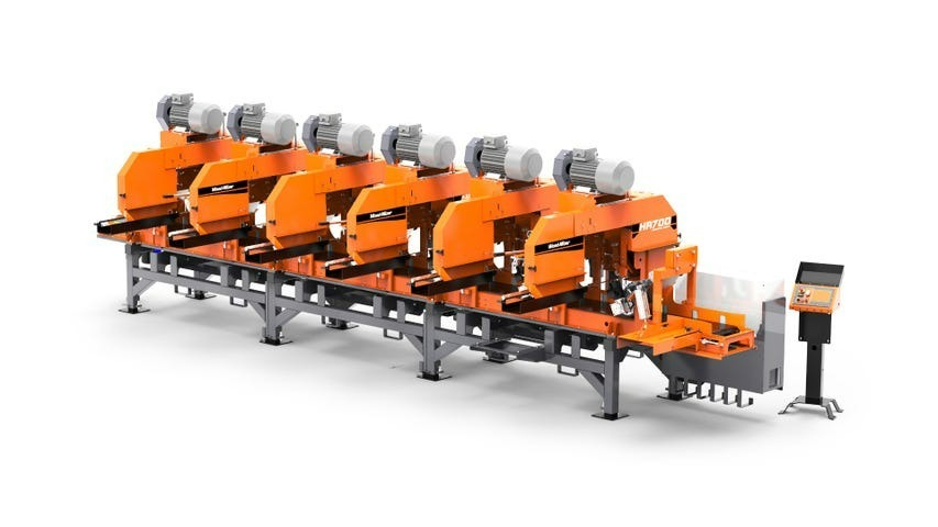 Modular, Multi-Head Horizontal Resasw | HR700 Multi-Head Resaw | Wood-Mizer
