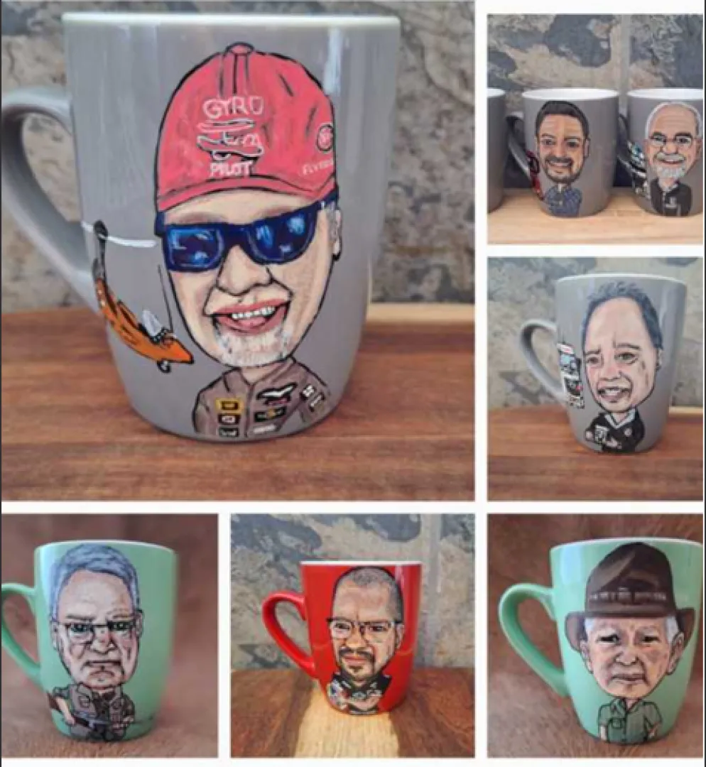 Customised Caricature Coffee mugs | Customised Caricature Coffee mugs | Outdoor Innovation