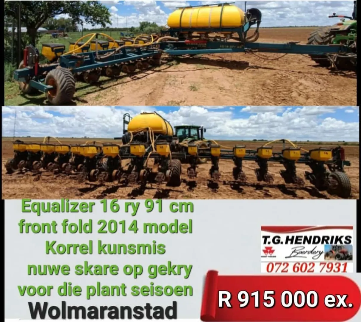 16 Ry 91 cm Equalizer | T.G Hendriks boerdery