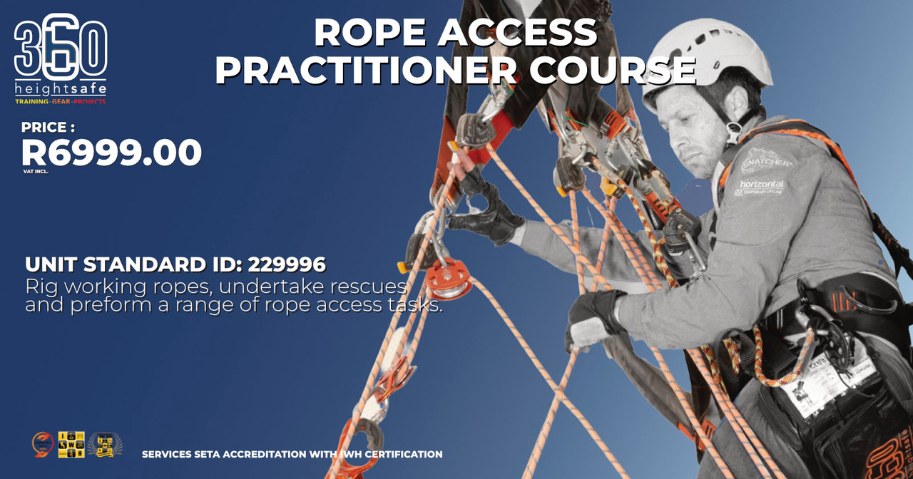 Rope access practitioner course | Accredited training | Height Safe 360