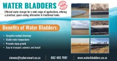 The ultimate flexible water storage solution for every industry | Water Bladders 