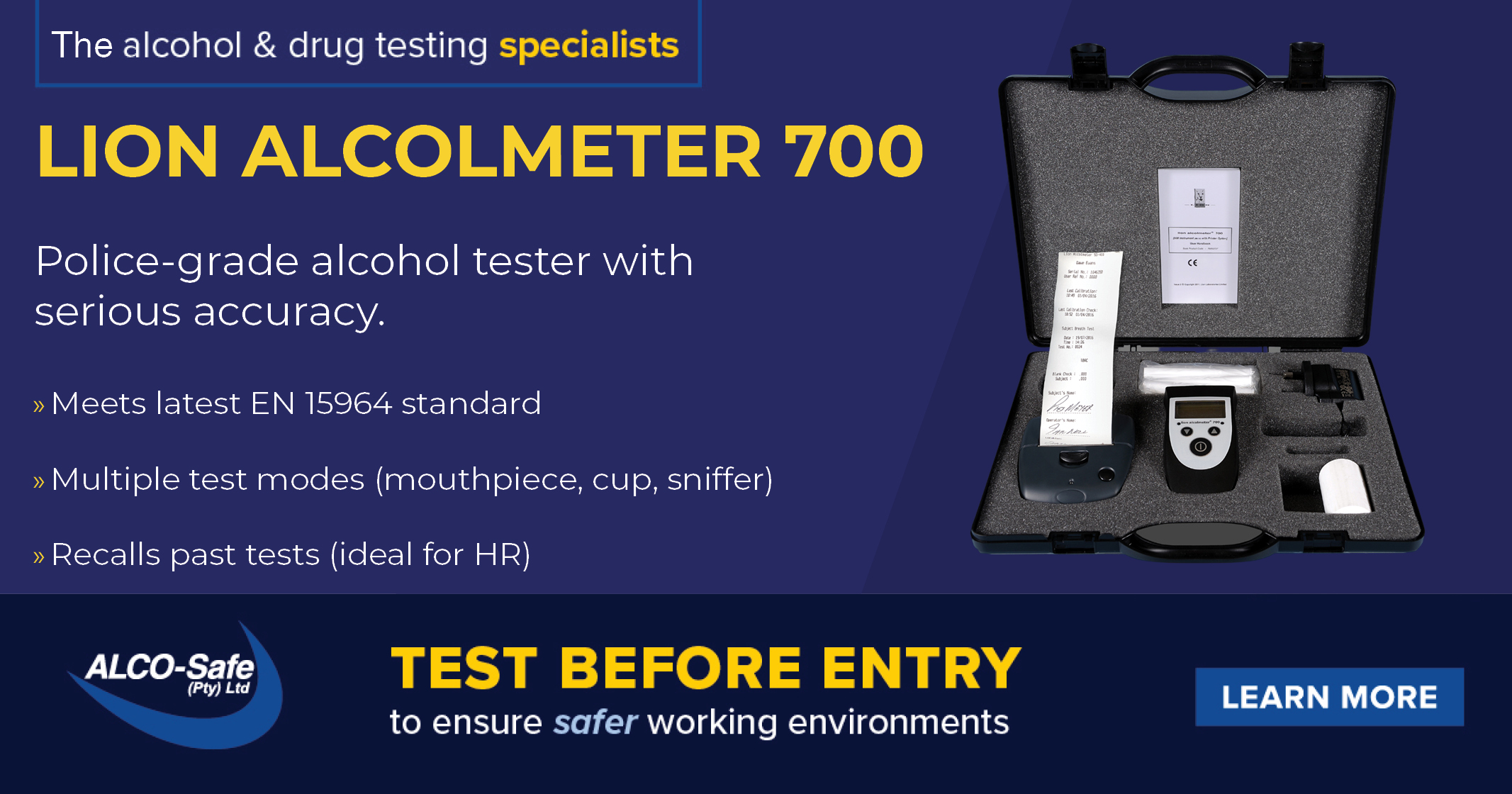 Lion Alcolmeter 700  | ALCO-Safe (Pty) Ltd