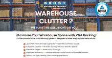 Maximise your warehouse space with VNA racking from Krost Shelving & Racking 