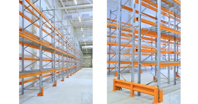 Selective storage racking with wire mesh decking | Krost Shelving & Racking