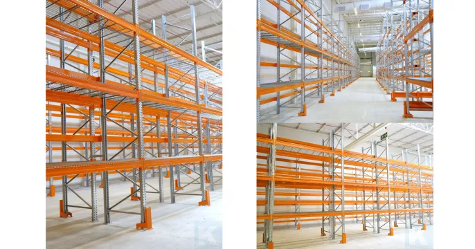 Selective storage racking with wire mesh decking | Krost Shelving & Racking