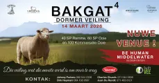 Bakgat Dormer Veiling | 14 Maart 2026 | Be Human, Middelwater, Bloemfontein