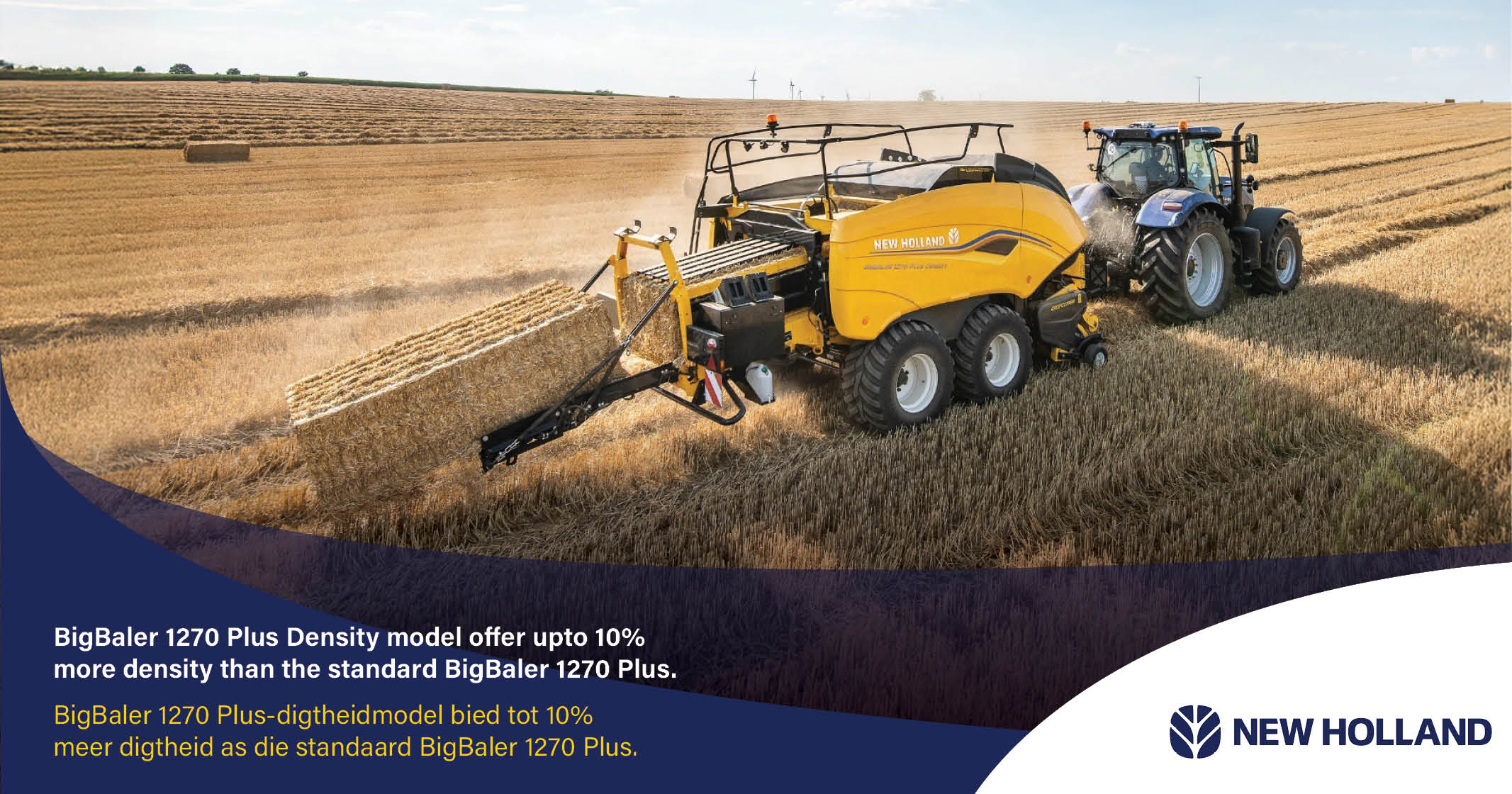 New Holland bigbaler plus - Professional baling power, perfect bale quality