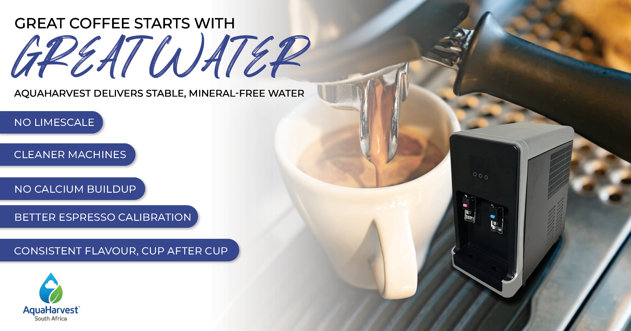 GREAT Coffee starts with GREAT water | AquaHarvest™