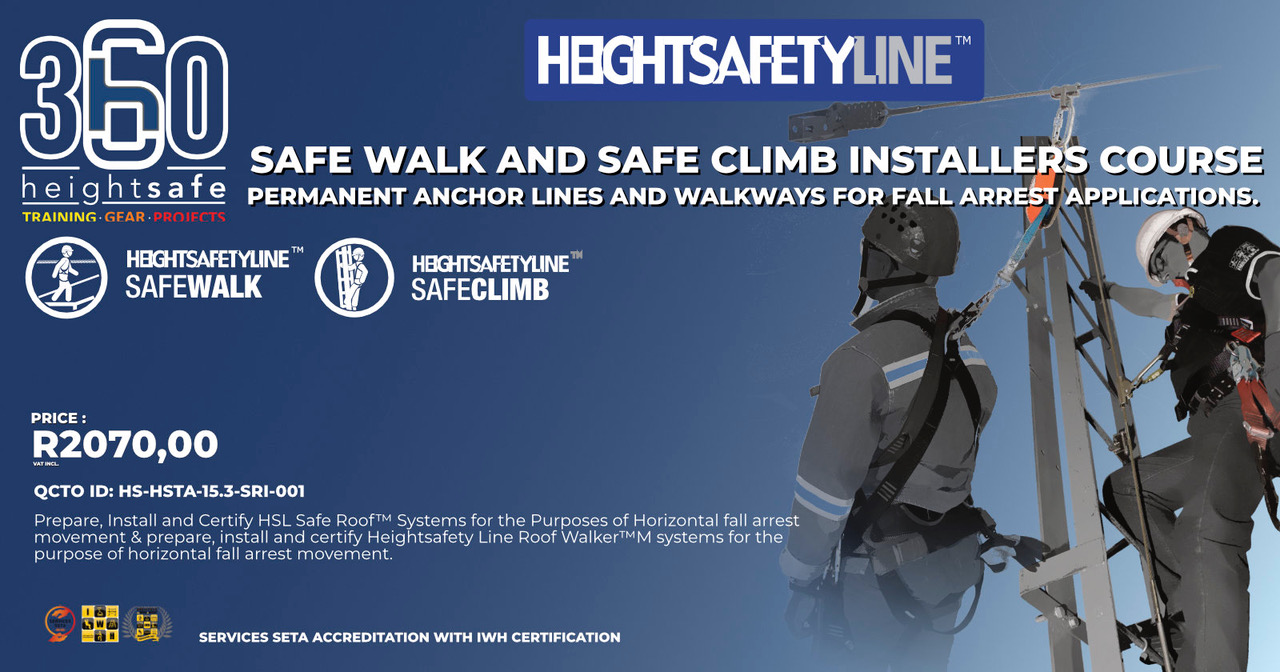 Elevate your safety. Become a certified SafeClimb & SafeWalk installer with Height Safe 360