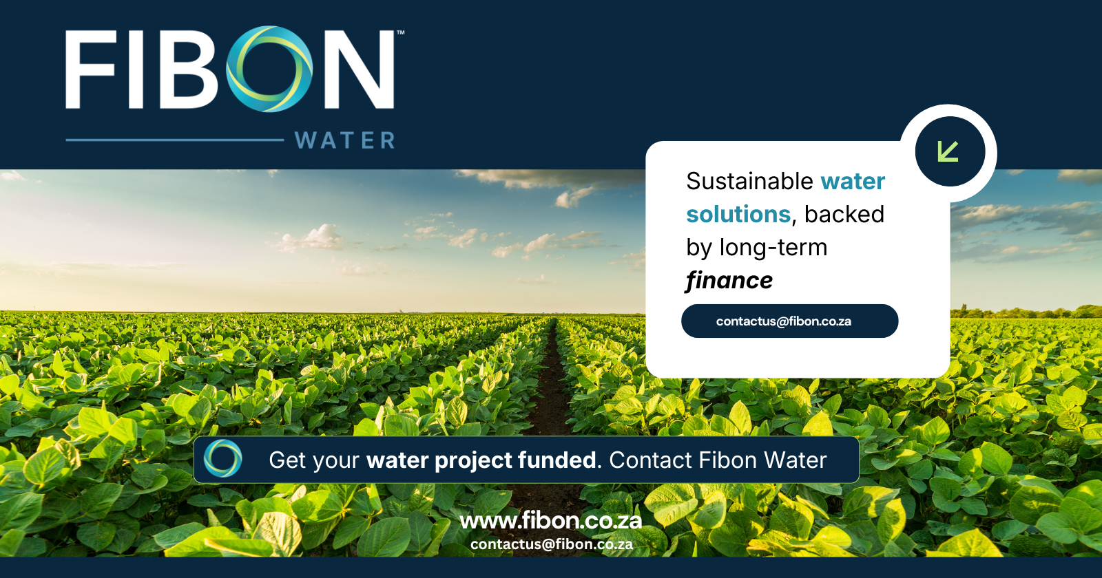 Sustainable water solutions, backed by long-term finance | Fibon 