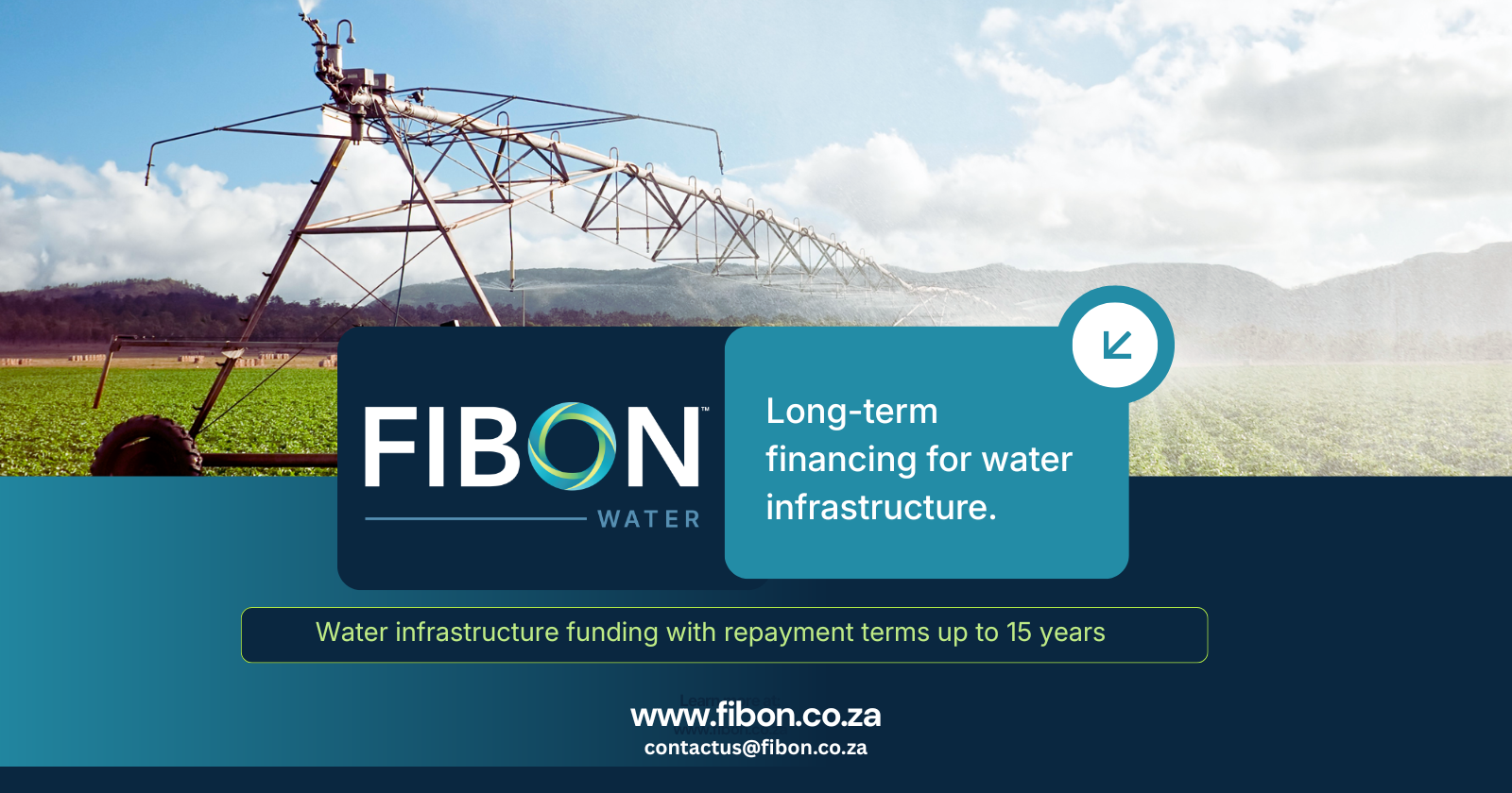 Water infrastructure funding with repayment terms up to 15 years | Fibon 