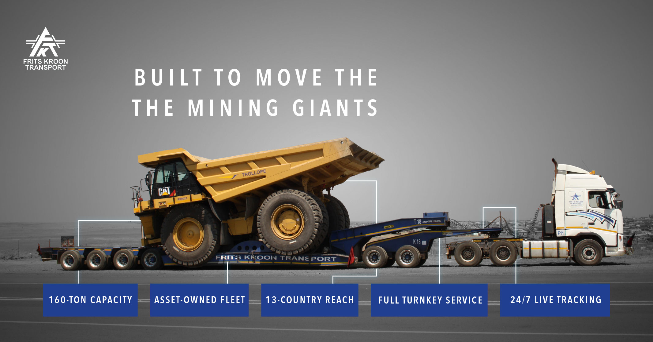 Frits Kroon Transport: Built to move the mining giants