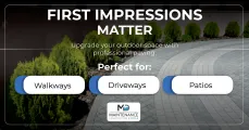 Transform Your Curb Appeal: Walkways, Driveways & Patios | MD Maintenance, Construction & Pools