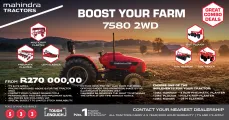 7580 2WD | Great combo deals | Mahindra Tractors