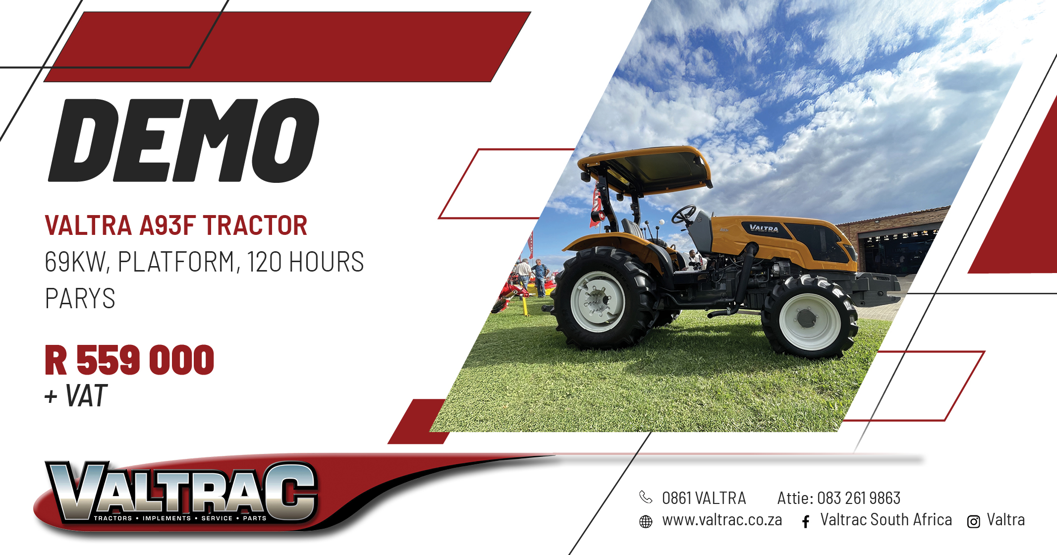 DEMO | Valtra A93F Tractor | Valtrac