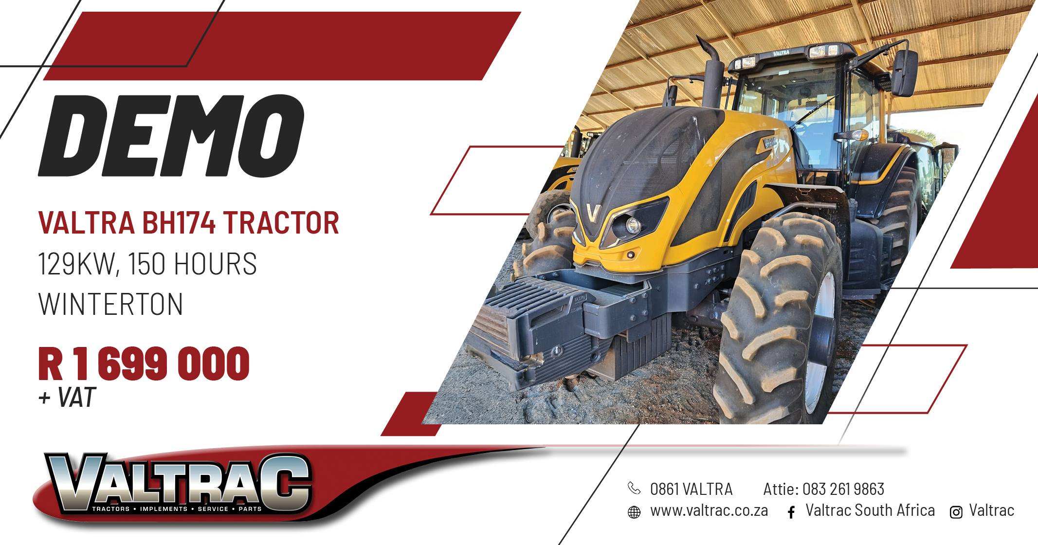 DEMO | Valtra BH174 Tractor | Valtrac