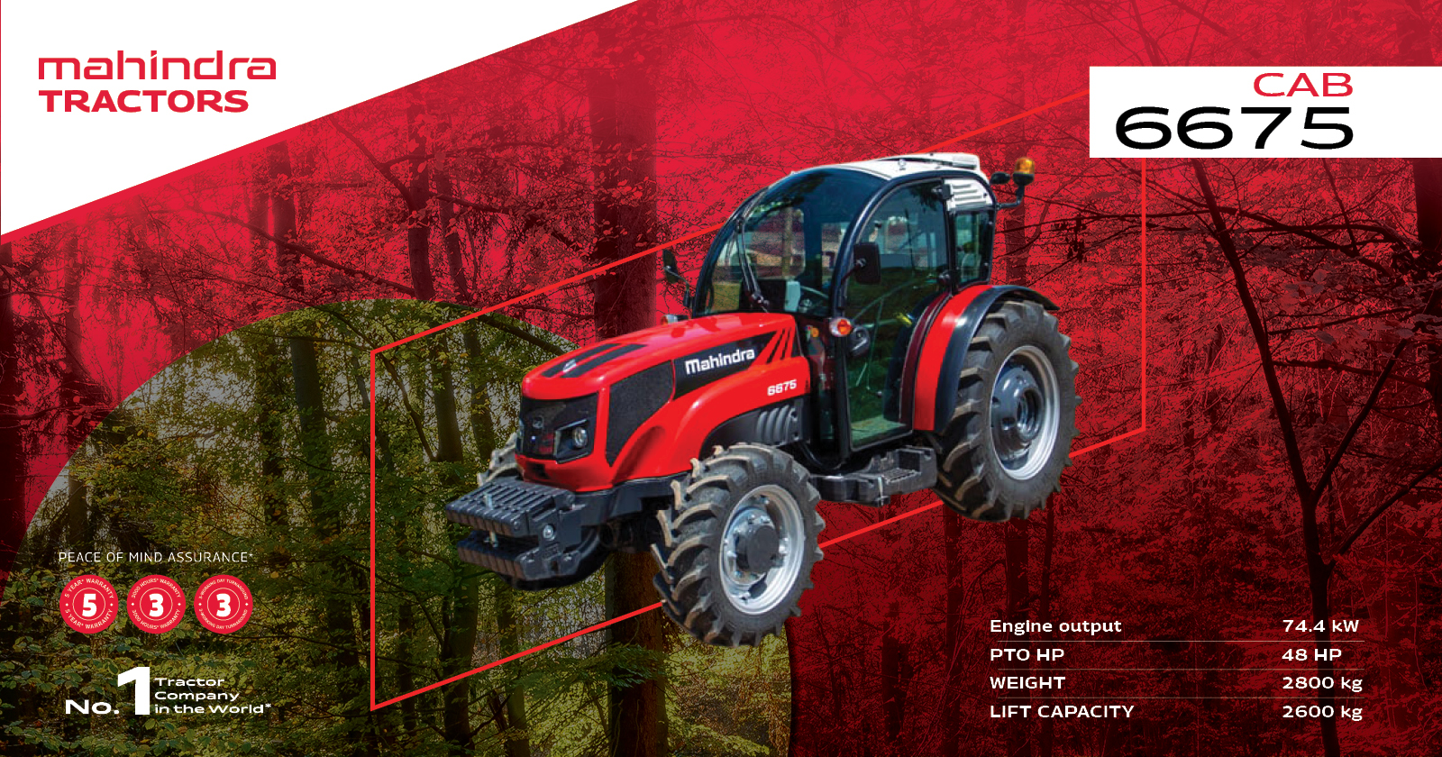 Mahindra 6675 (CAB)