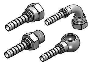 CRIMP FITTINGS | Interpump Hydraulics South Africa