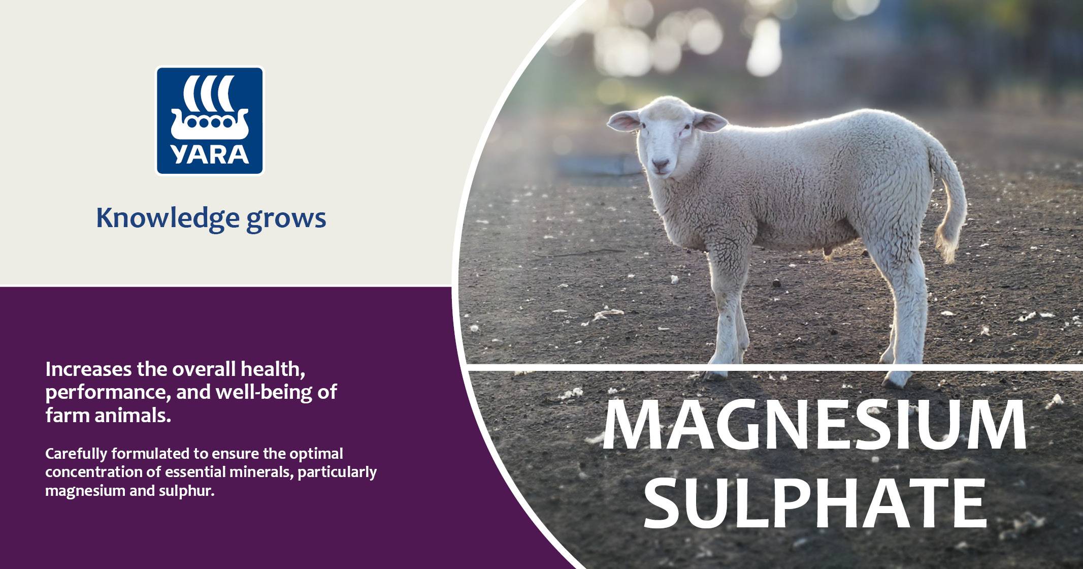 Magnesium Sulphate | YARA Animal Nutrition