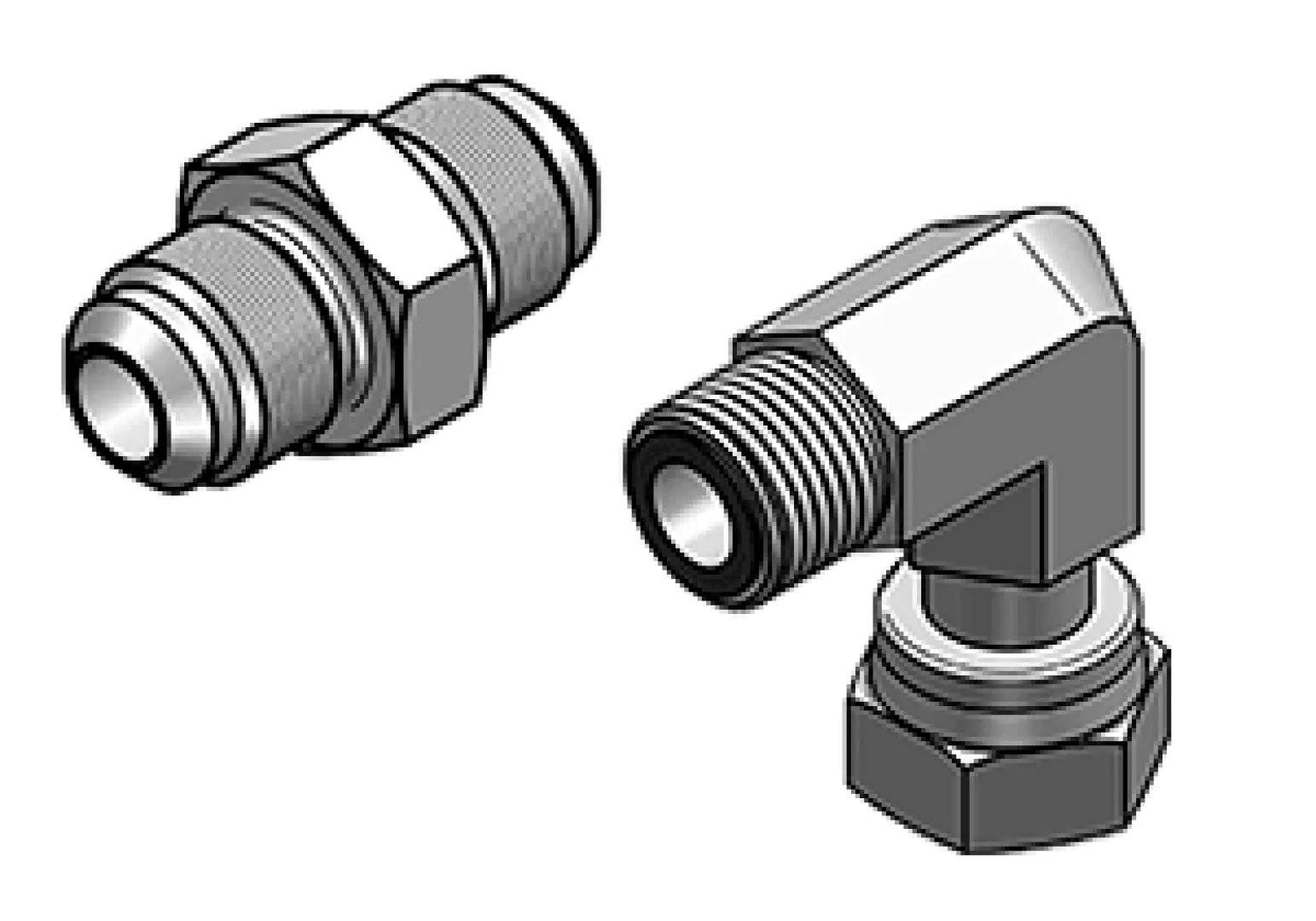 JIC AND ORFS ADAPTERS | Interpump Hydraulics South Africa
