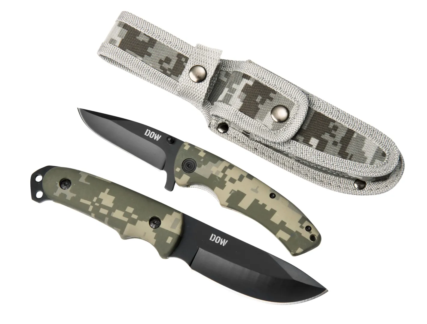 DOW. 2pc/Set Camo Folder and Dagger (K2268) | Outdoor Innovation