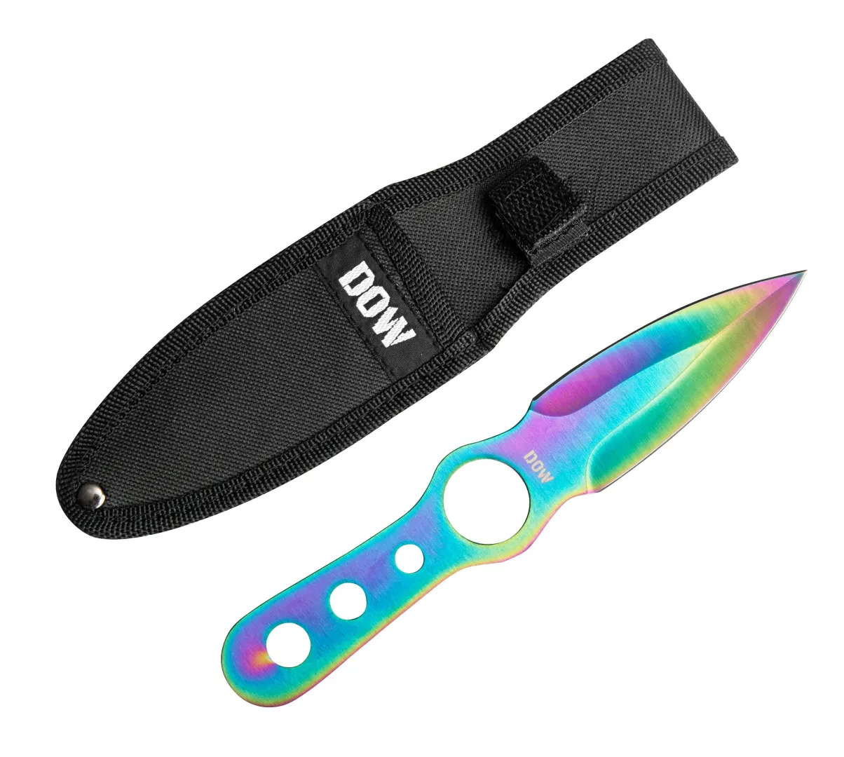 DOW. 8-Inch Throwing Knife, Colour Blade (K2266) | Outdoor Innovation