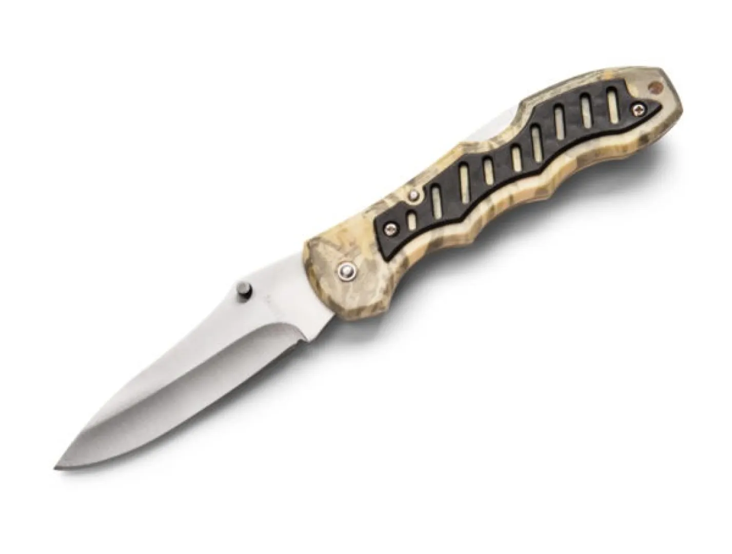 DOW. Camo with Black trim, Satin blade. (K2218) | Outdoor Innovation