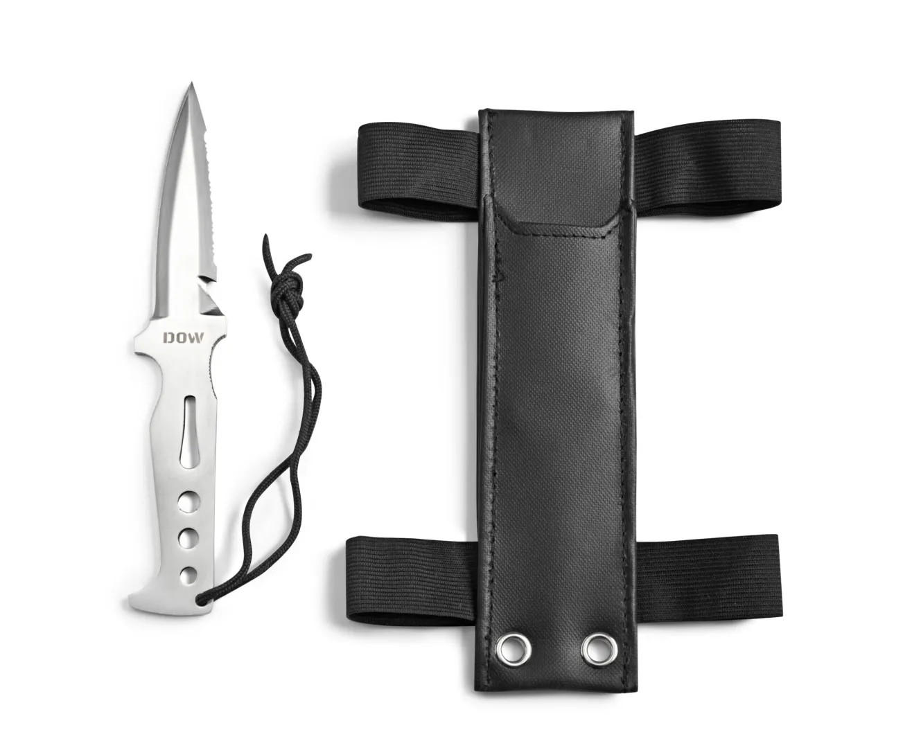 DOW. Diving Knife, 420 Inch Stainless With Pouch (K4095) | Outdoor Innovation