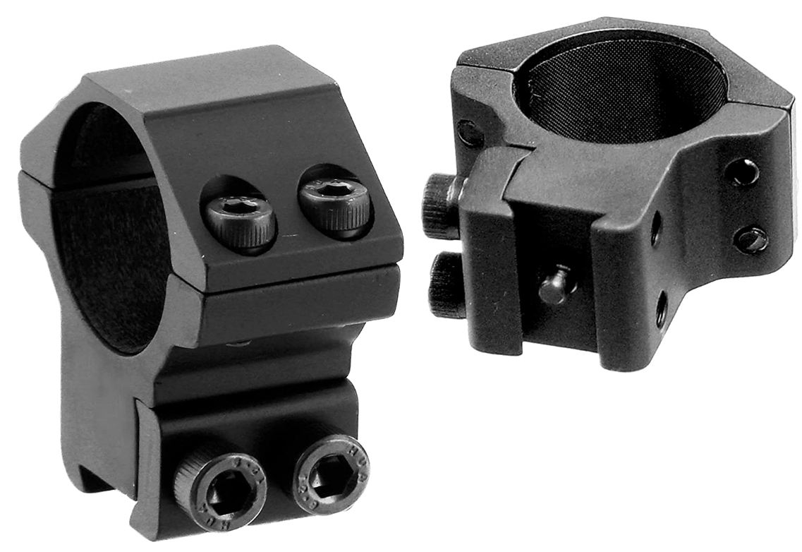 RGPM 25M4 UTG SPORTING TYPE 1_2PCS MED PROFILE RINGS WITH STOP PIN | Outdoor Innovation