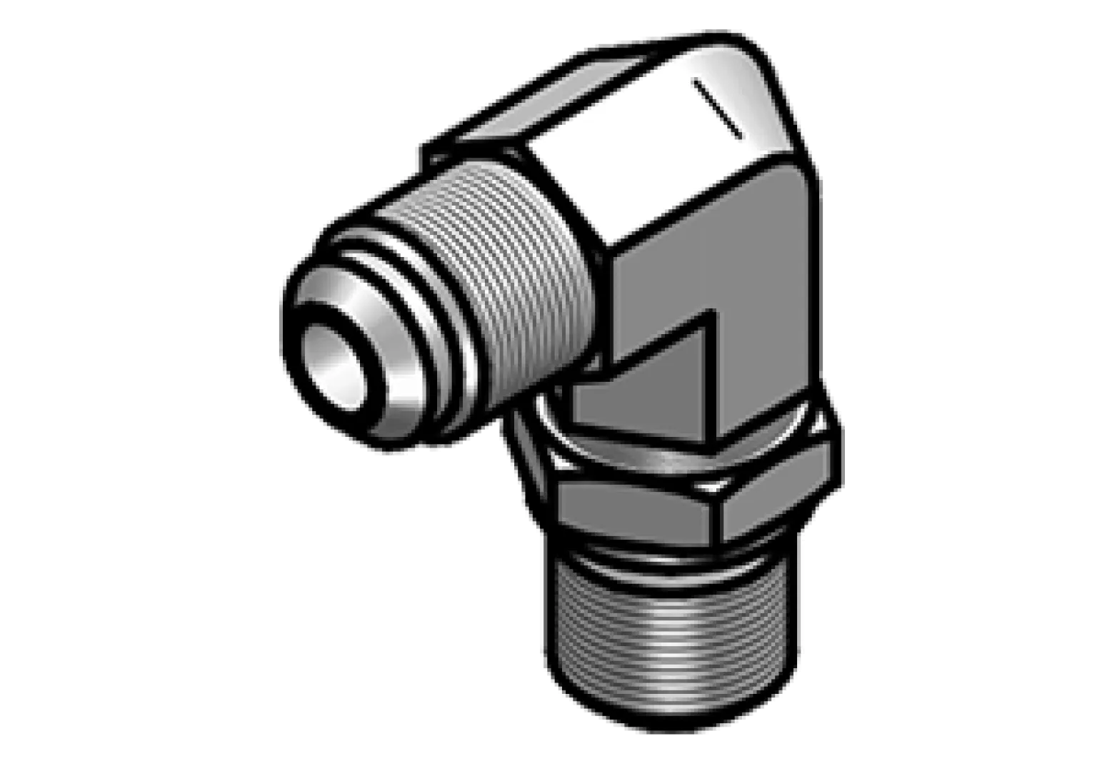 90° ADJUSTABLE ADAPTER M+M RV105 TYPE | Interpump Hydraulics South Africa