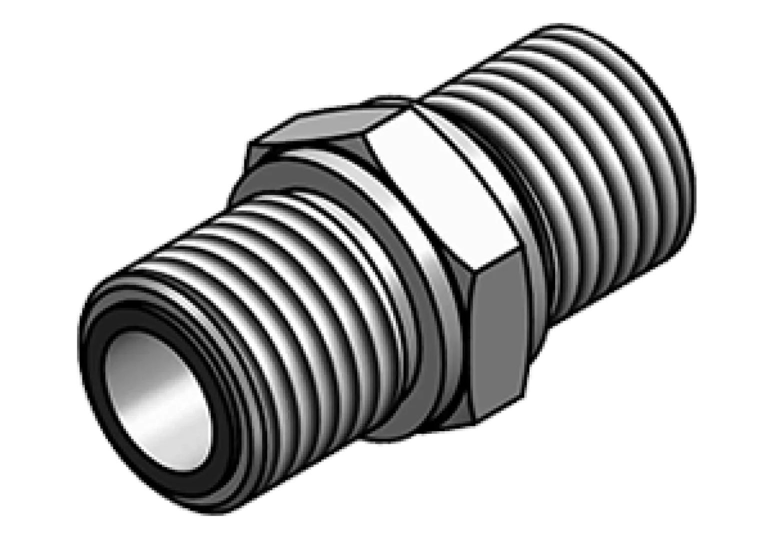 STRAIGHT ADAPTER RV600 TYPE | Interpump Hydraulics South Africa
