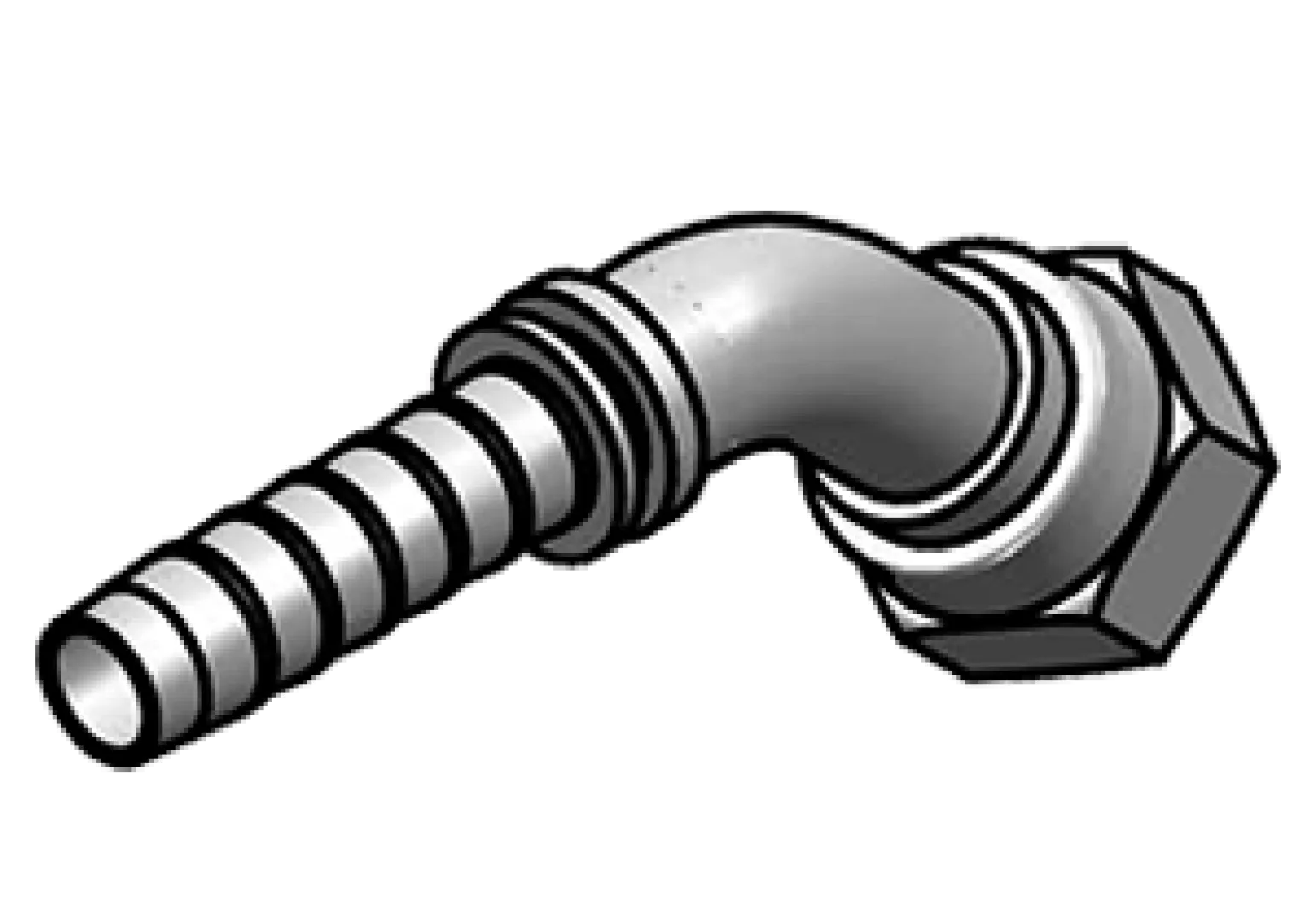 45° BSP FEMALE – 60° CONE – R0241 TYPE | Interpump Hydraulics South Africa