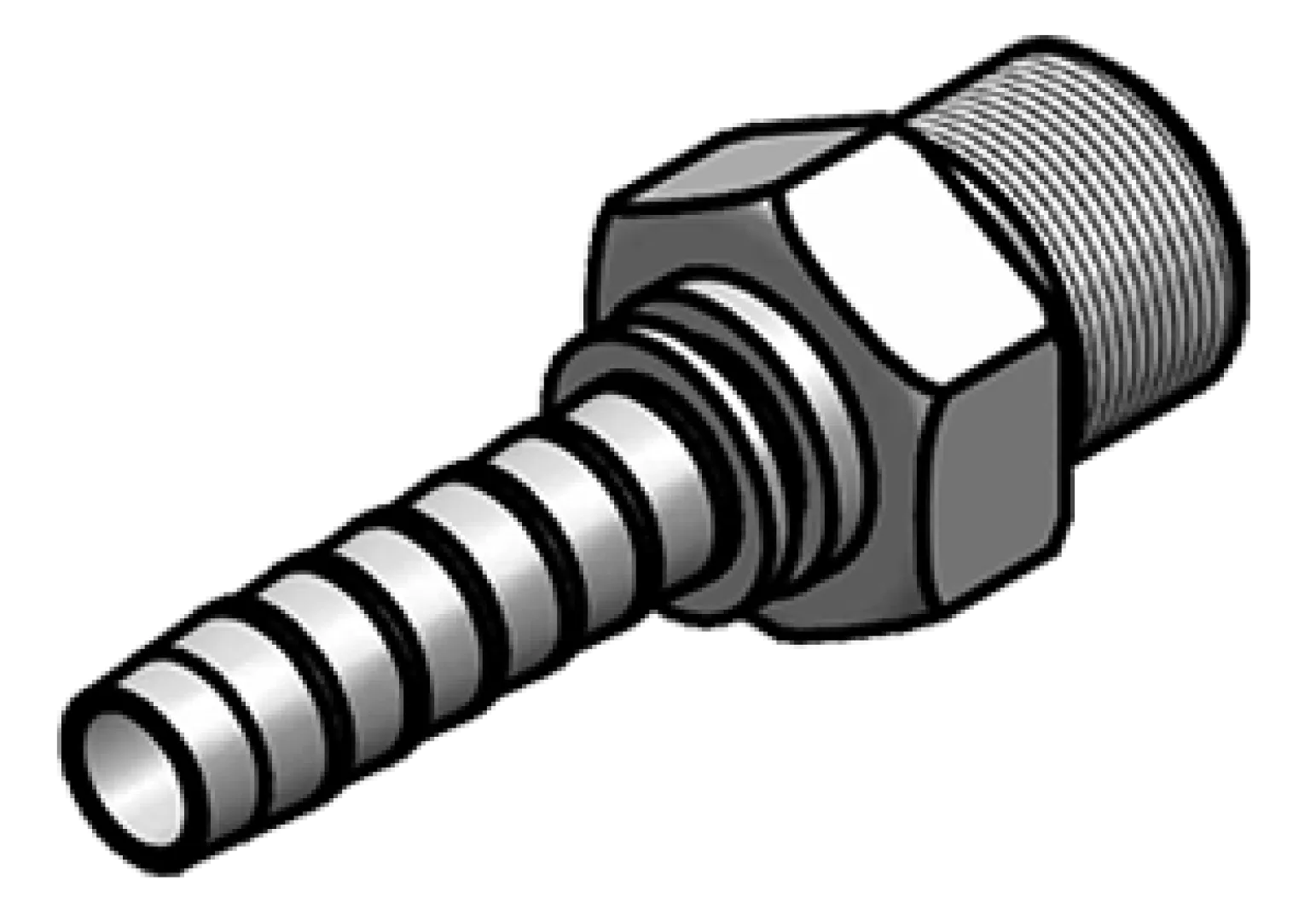 NPTF MALE – 60°CONE SEAT (SAEJ516) – R0370 TYPE | Interpump Hydraulics South Africa