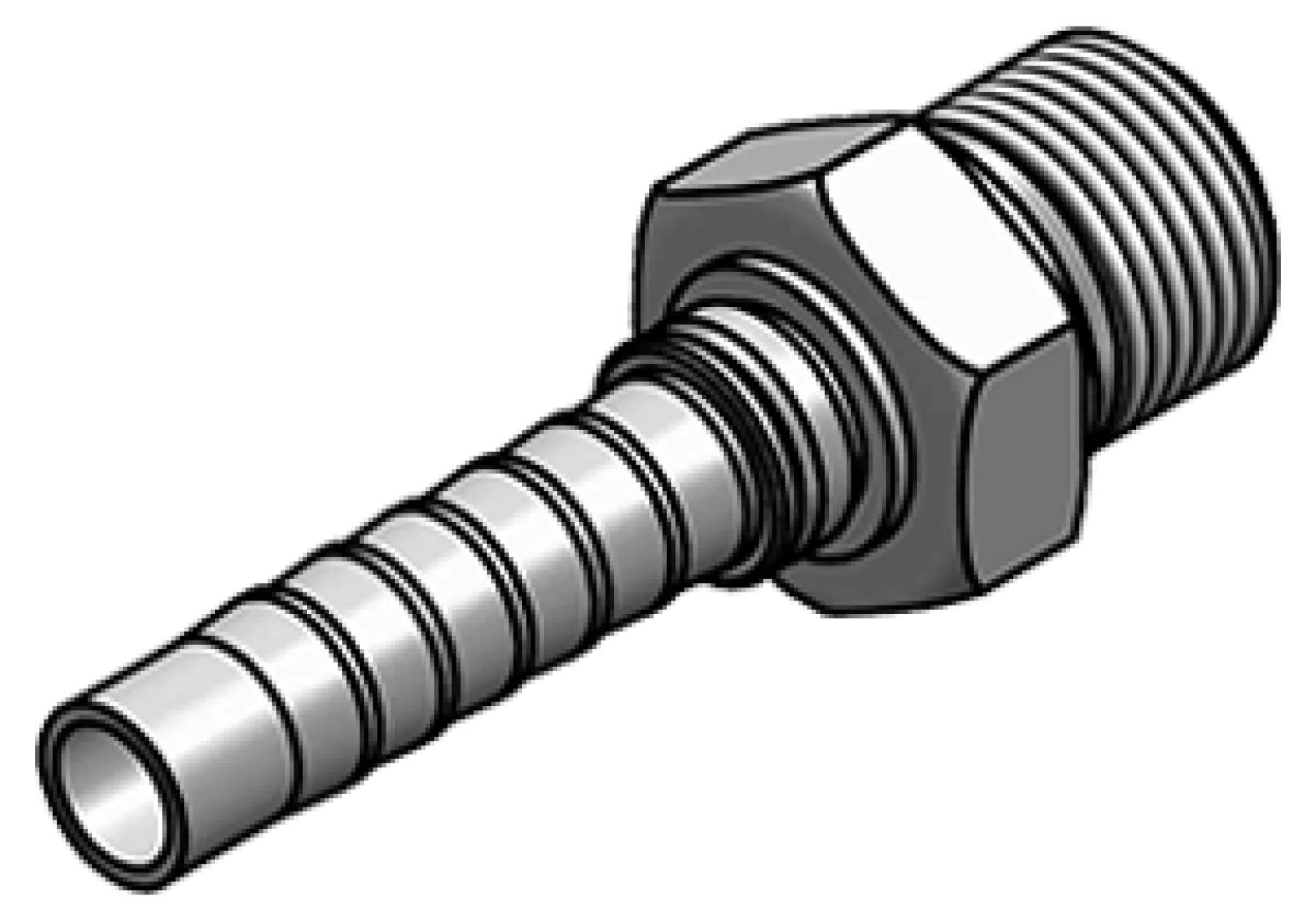 BSP MALE – 60° CONE SEAT – R0350H TYPE | Interpump Hydraulics South Africa