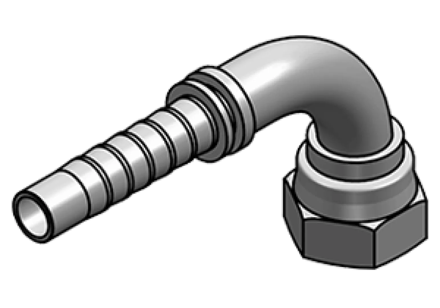   90° BSP FEMALE – 60° CONE – R0150M TYPE | Interpump Hydraulics South Africa