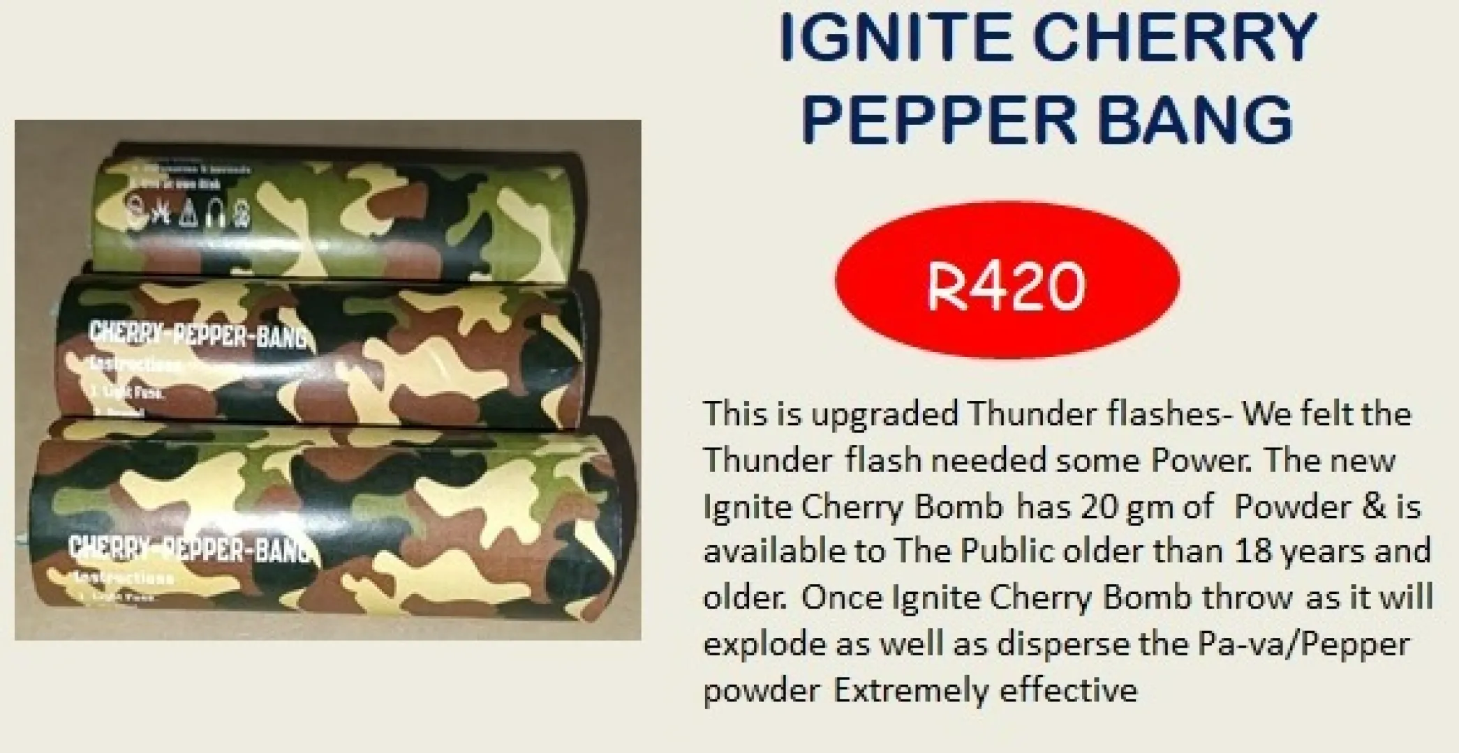 The Ignite Cherry Bombs | Outdoor Innovation