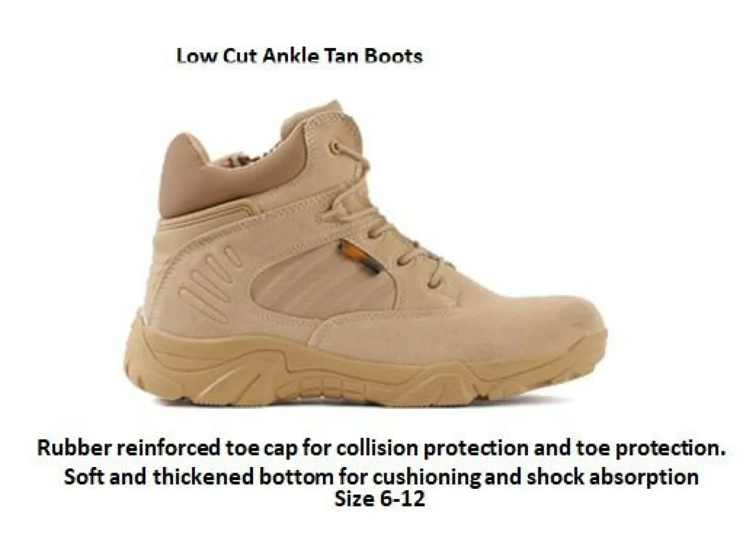 Low Cut Ankle Tan Boots | Outdoor Innovation