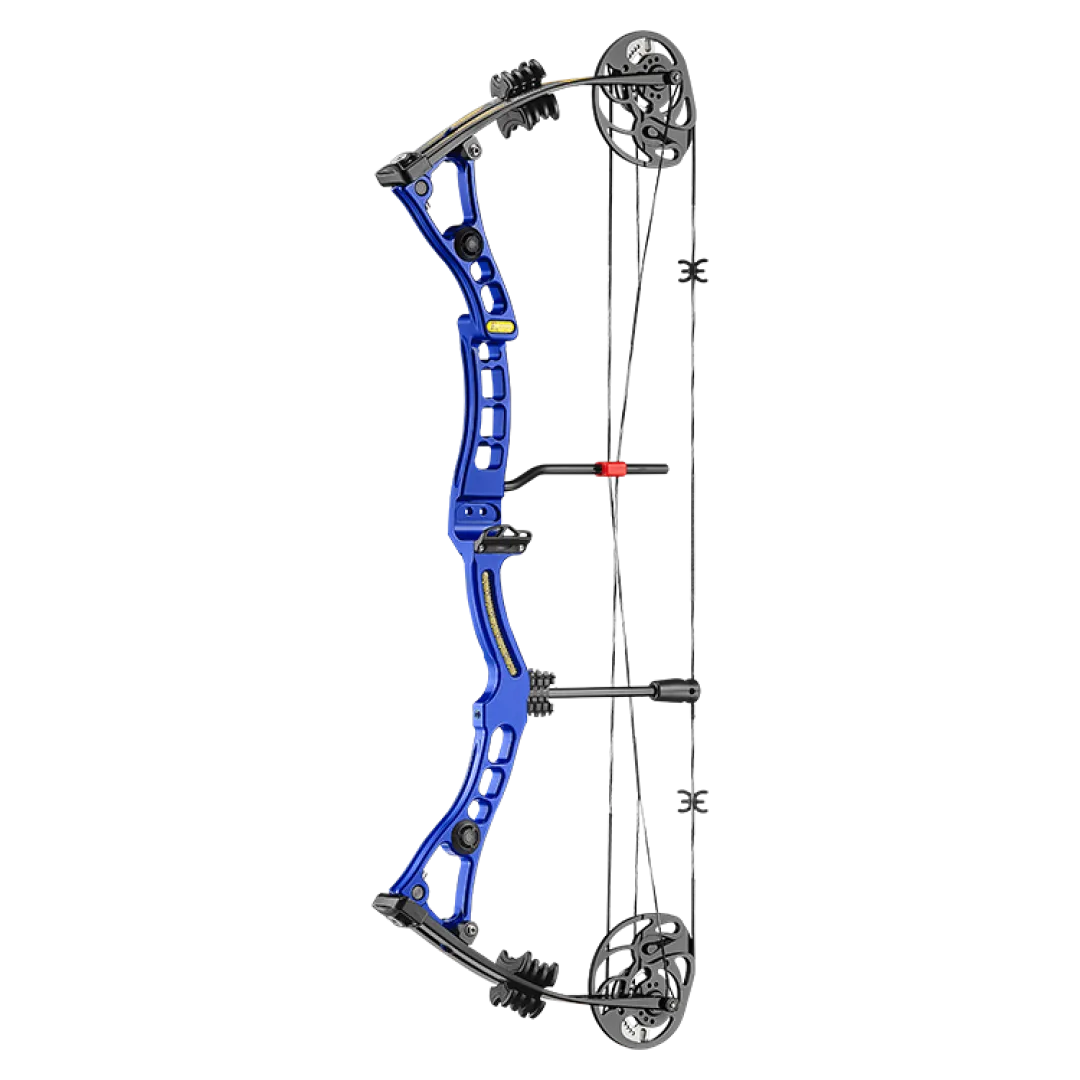 CNC RISER COMPOUND BOW 30-70Lbs Blue (EKCO-39U AXIS 2.0) | Outdoor Innovation