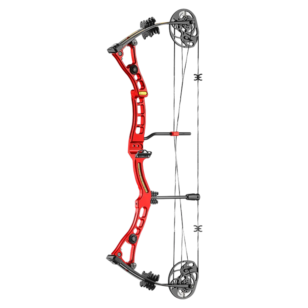 CNC RISER COMPOUND BOW 30-70Lbs RED (EKCO-39R AXIS 2.0) | Outdoor Innovation